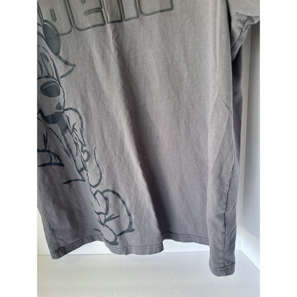 Disney Mickey Mouse Tutto Bene‎ Graphic T-Shirt Gray Short Sleeve Crewneck Tee - Picture 11 of 16